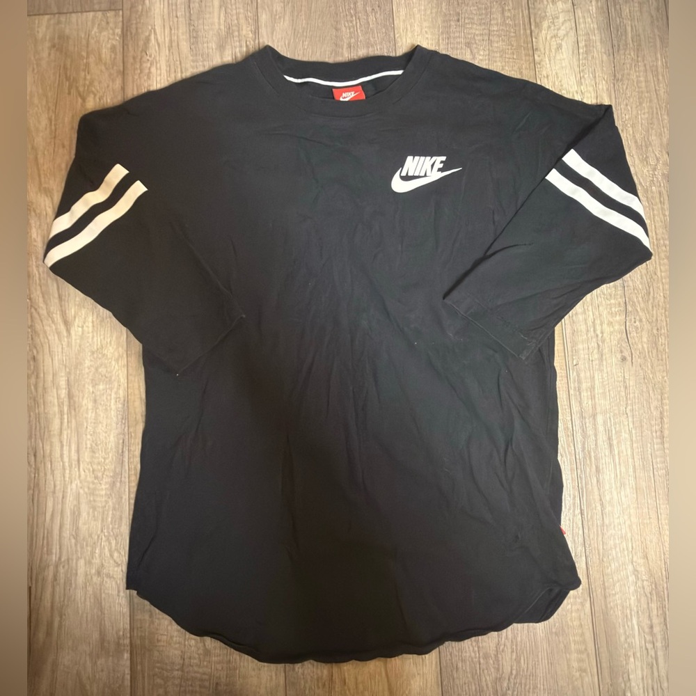 Nike Black Half Sleeve Shirt